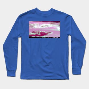 Pink Elephant Cloud-Available As Art Prints-Mugs,Cases,Duvets,T Shirts,Stickers,etc Long Sleeve T-Shirt